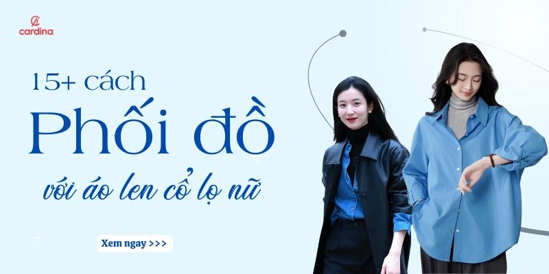 Cách phối áo cổ lọ nữ với chân váy midi